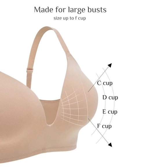 SHEIN LUVLETTE Dream Curve Support+ Wireless T-Shirt Bra – Size 34D/34DD - Picture 5 of 8